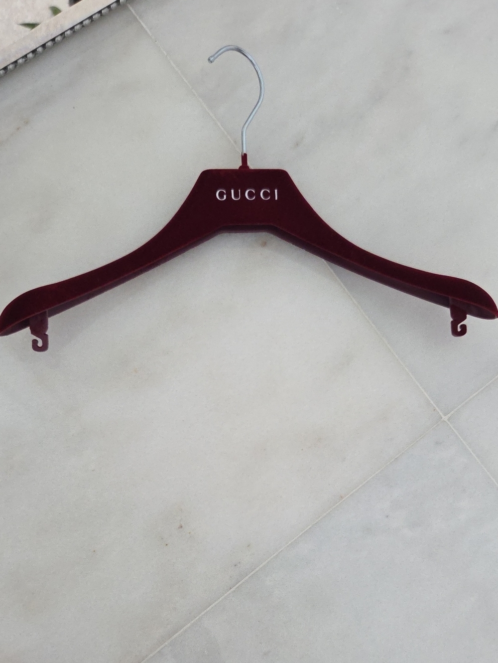 Gucci Red  "Velvet" Hanger NEW!